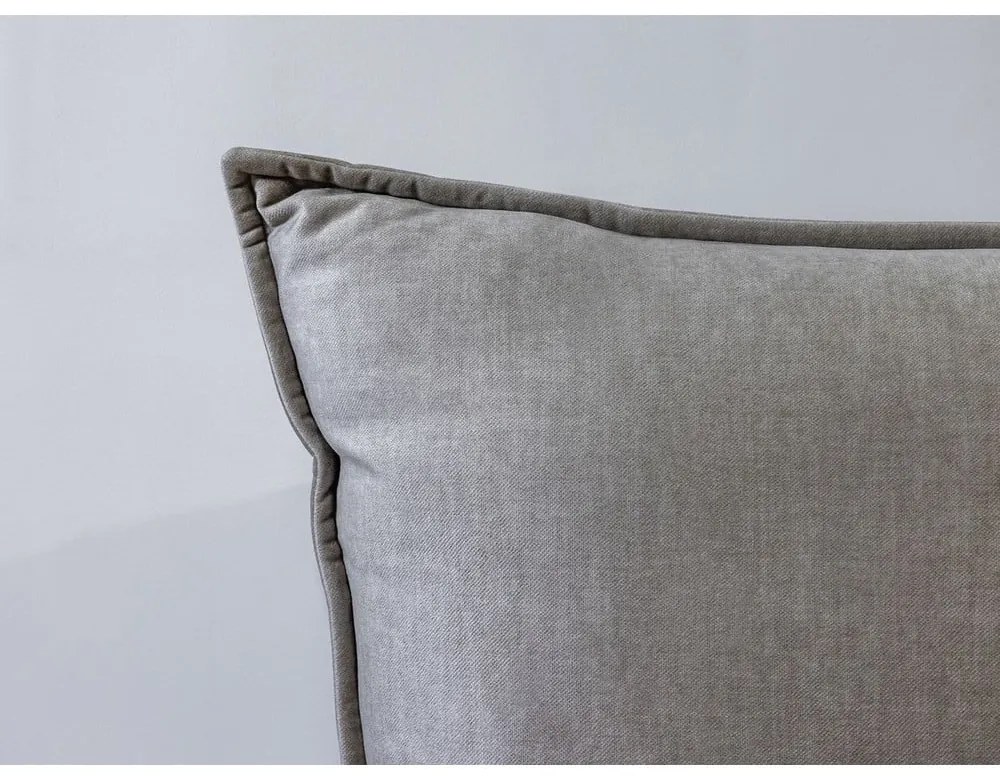 Letto matrimoniale imbottito grigio chiaro con contenitore con griglia 160x200 cm Jade - Bobochic Paris