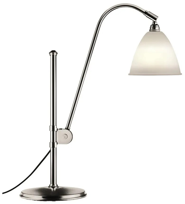 GUBI - Bestlite BL1 Lampada da Tavolo Ø16 Cromato/Porcellana GUBI