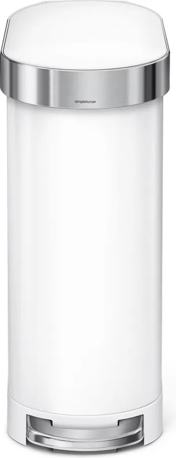 Cestino in acciaio a pedale 45 l Slim - simplehuman