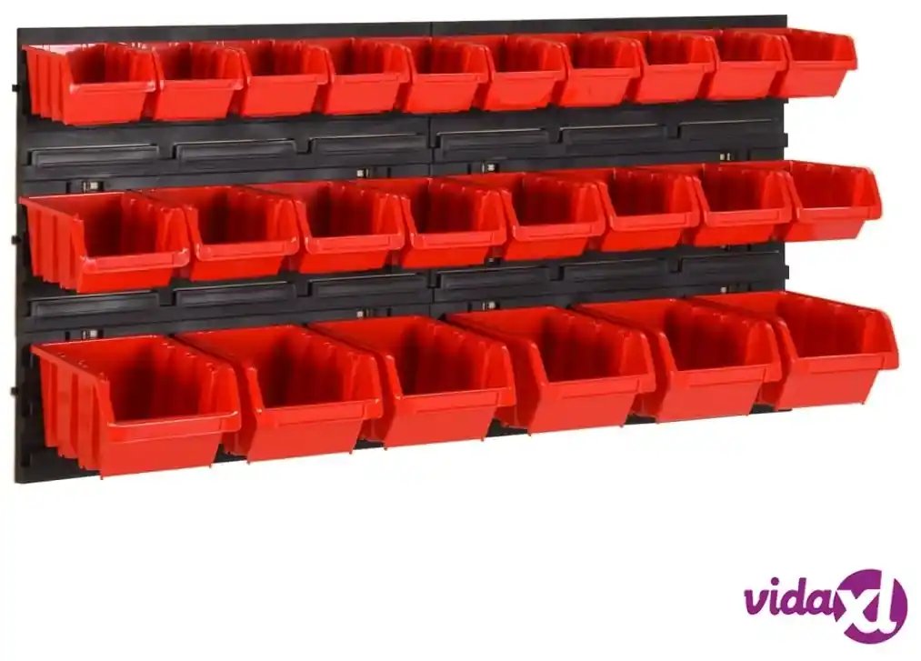 VidaXL Trolley porta attrezzi con 3 componenti Portautensili e minuteria 