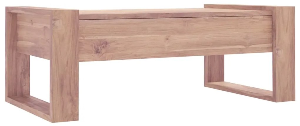 Tavolino da caffè 110x60x40 cm in legno massello di teak