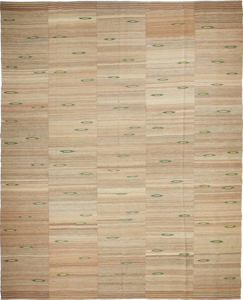 Kilim Tappeto 340 x 280 (Iran) Tessuto A Mano