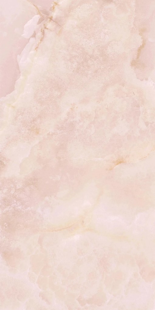 Piastrelle per pavimenti in gres porcellanato effetto marmo onice rosa pregiato lucido 60x120 - EI6015