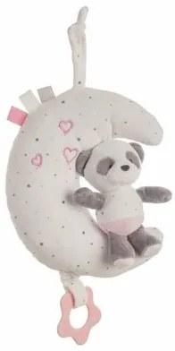 Sonaglio Musicale Baby Panda Luna Rosa