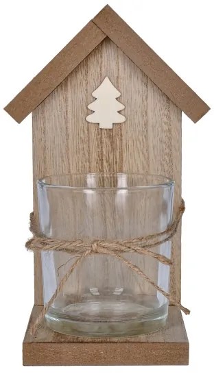 Brilagi - Legno tea chiaro a candela holder