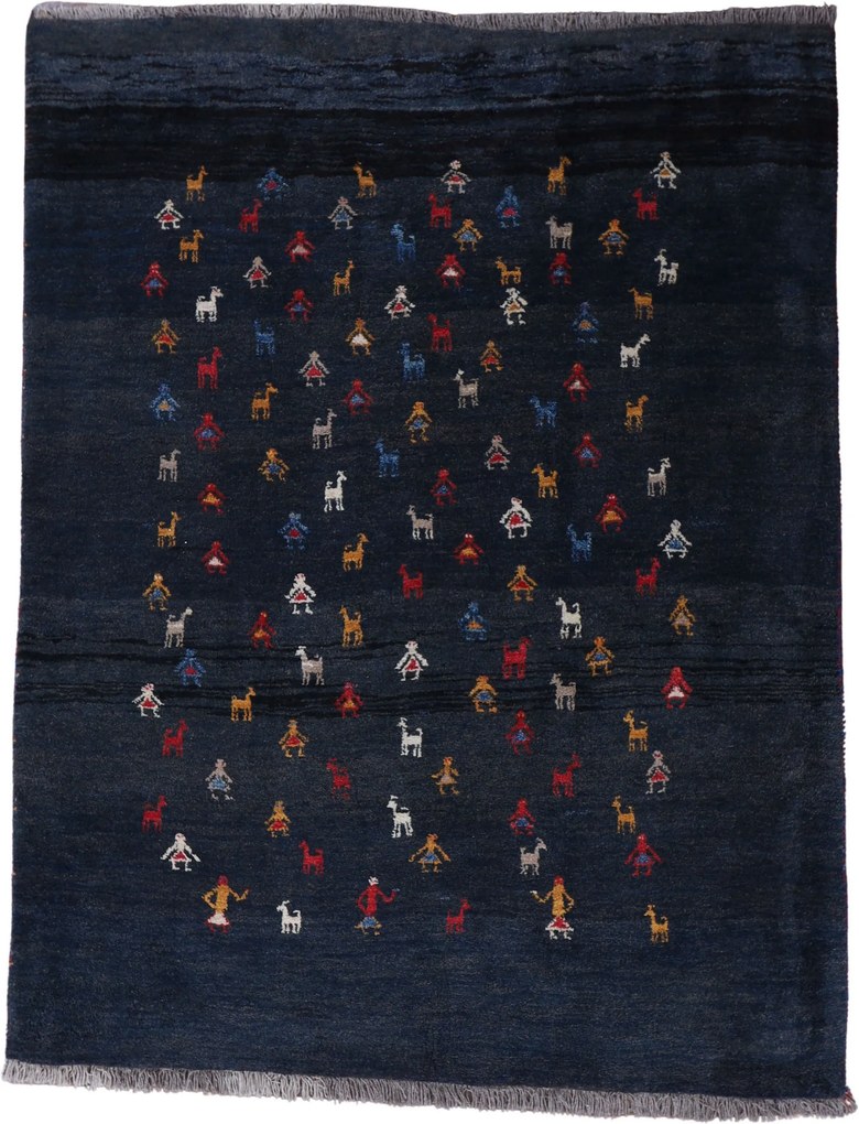 Gabbeh Tappeto 250 x 190 (Indian) Annodato A Mano