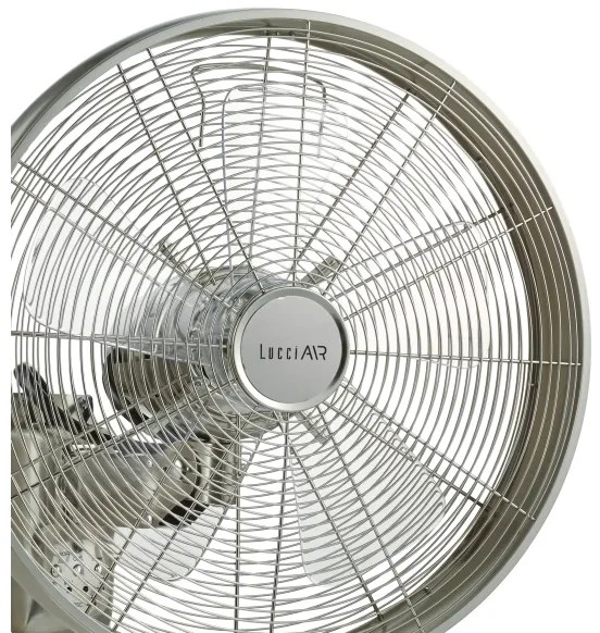 Lucci air 213126 - Ventilatore da parete BREEZE 55W/230V cromo opaco + tc