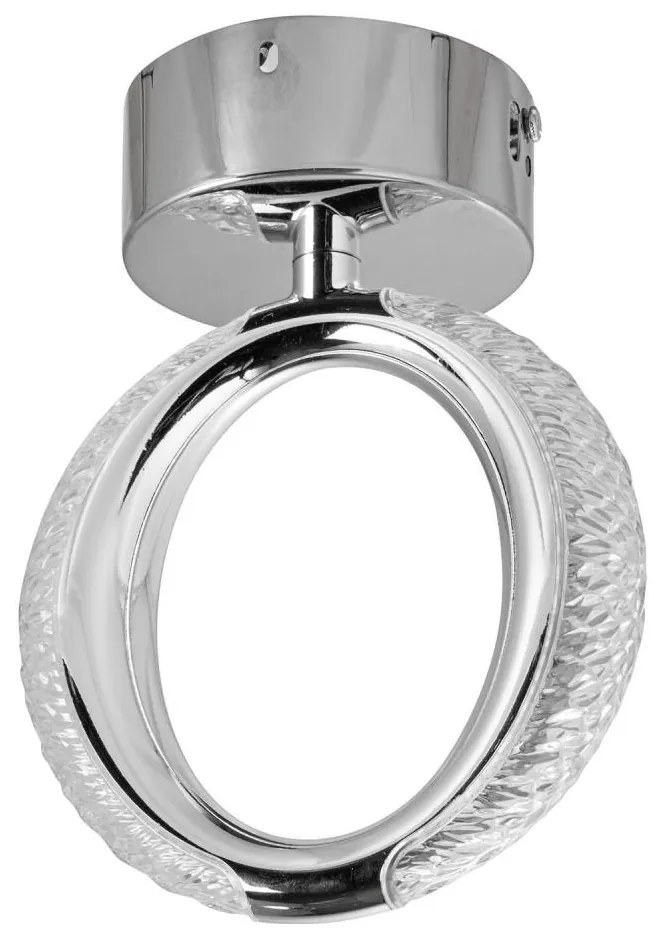 Plafoniera LED LED/14W/230V 3000-5000K diametro 16 cm cromo lucido