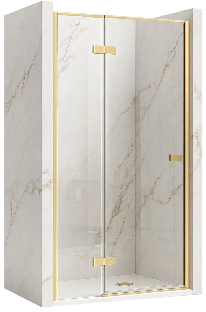 Porta doccia Rea Atlas 100 Brush Gold