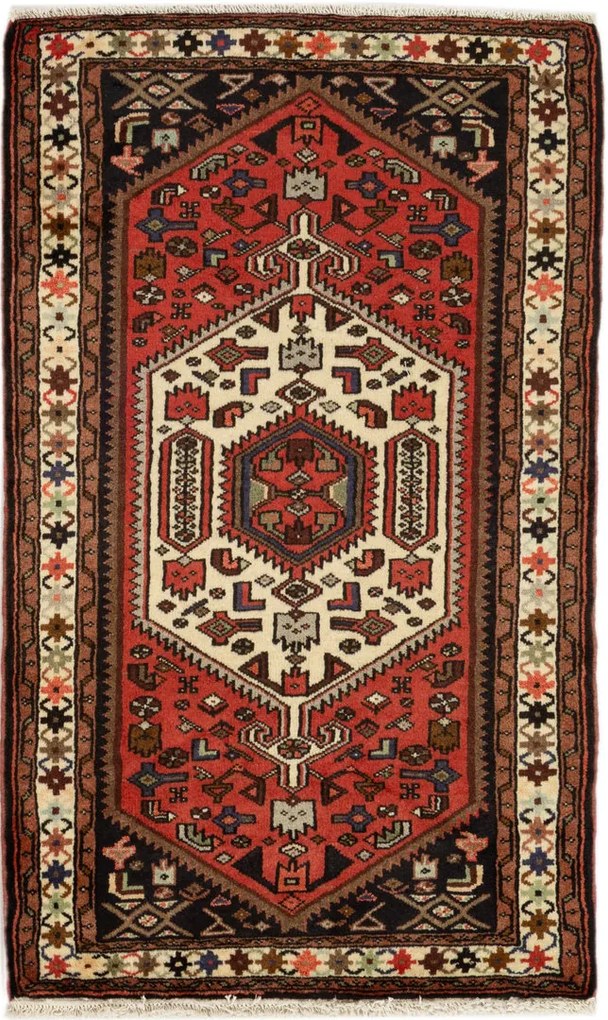 Shiraz Tappeto persiano 70x130 (Iran) Annodato A Mano