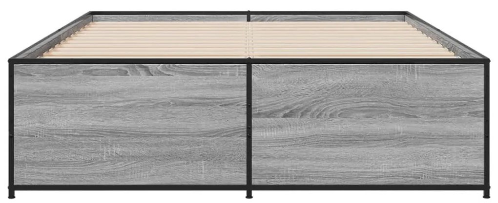 Giroletto grigio sonoma 120x200 cm in legno multistrato metallo