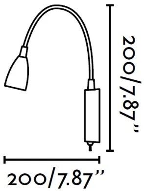 FARO 41020 - Applique LOKE LED/3W/230V