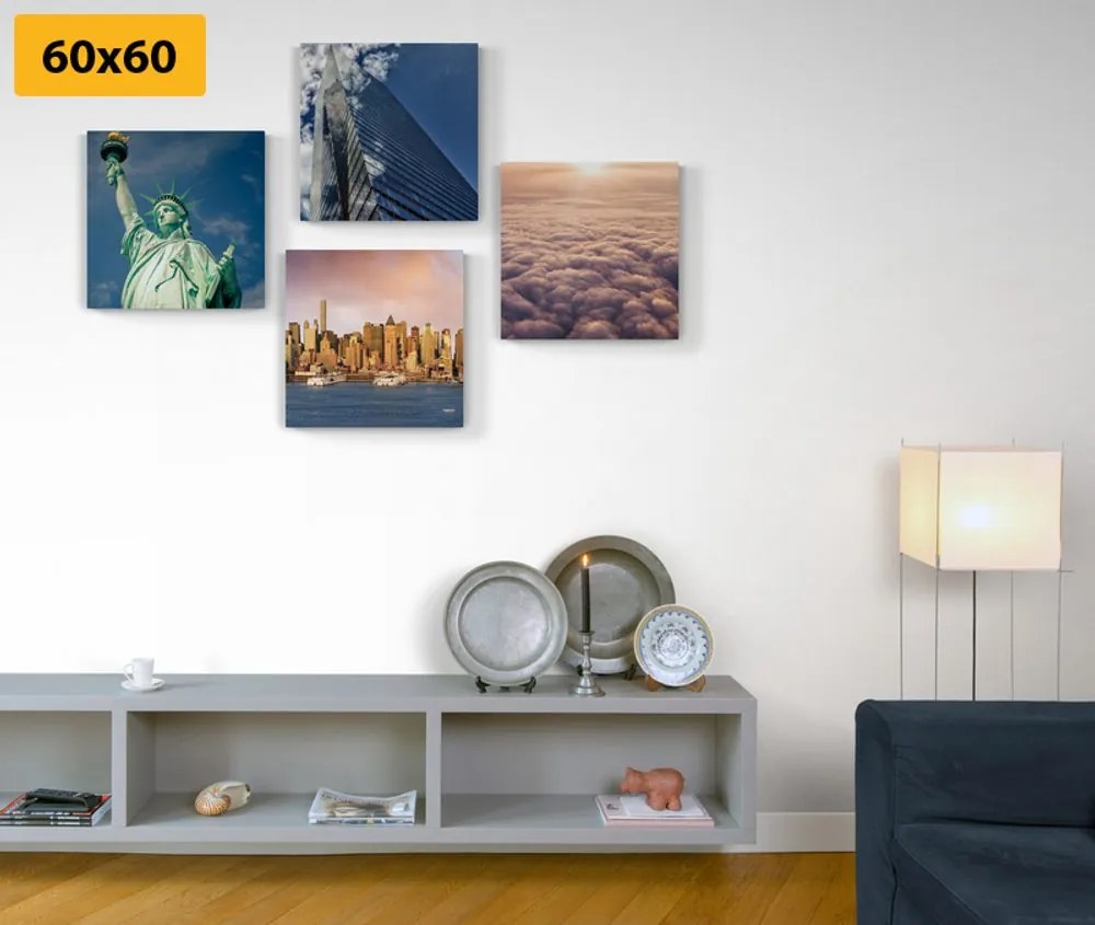 Set di quadri – New York in colori unici
