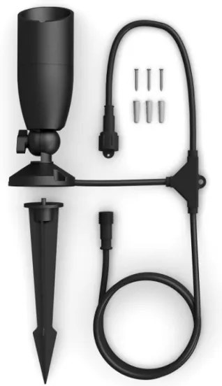 WiZ - LED RGBW Faretto da esterno dimmerabile SPOT LED/4W/12V IP65 Wi-Fi