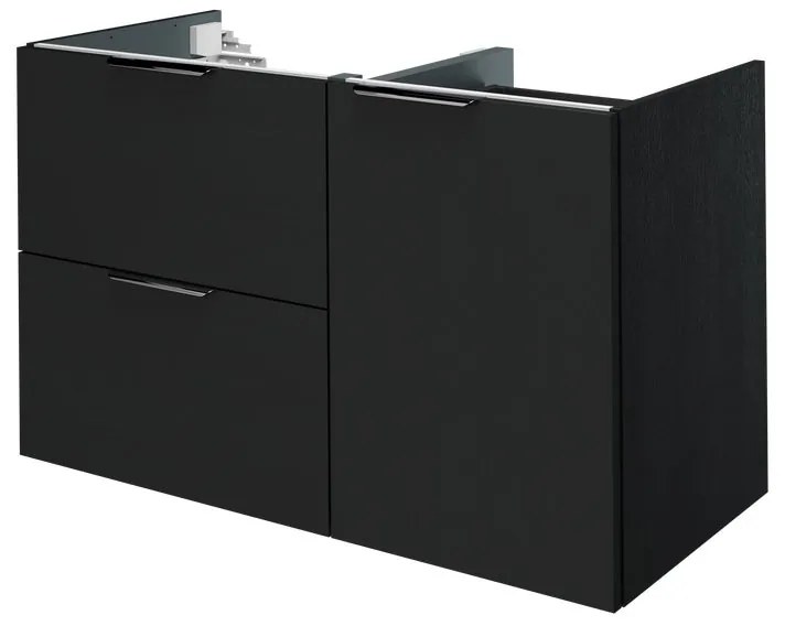 Mobile da bagno sotto lavabo Neo  L 105 x H 64 x P 48 cm 2 cassetti 1 anta, lavabo non incluso