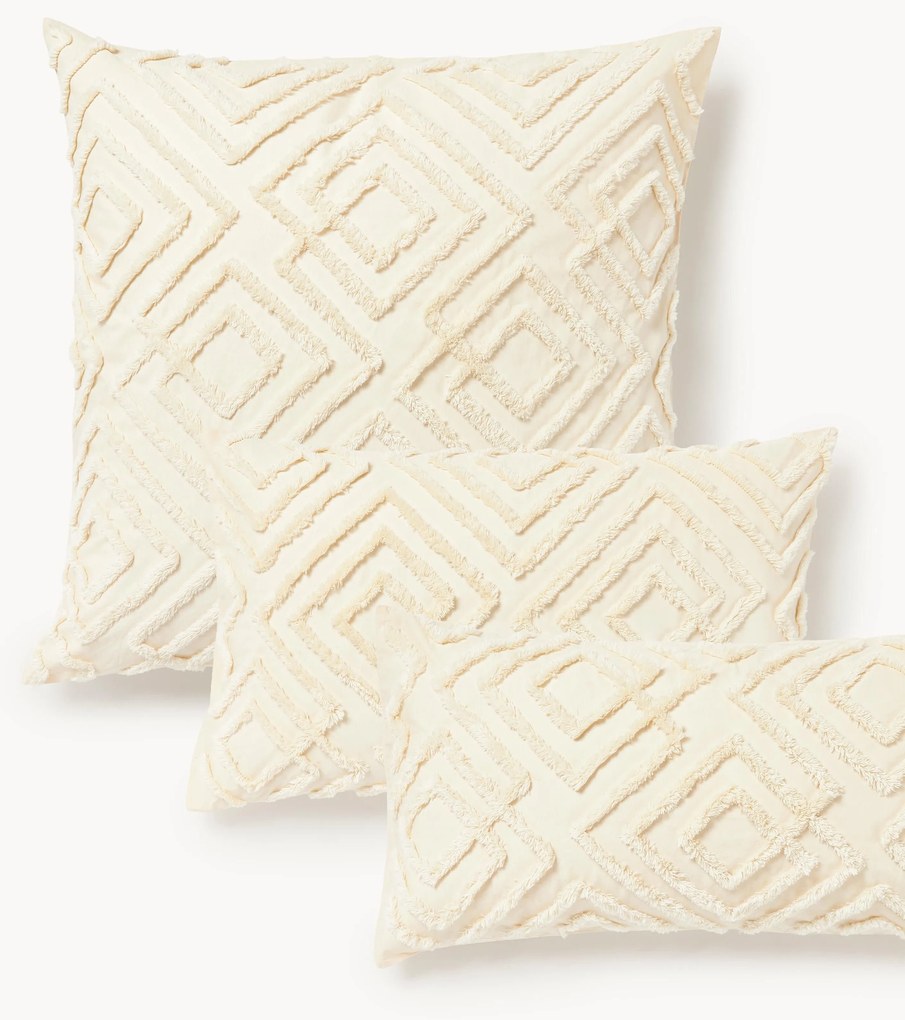 Federa in cotone percalle con design trapuntato Phil