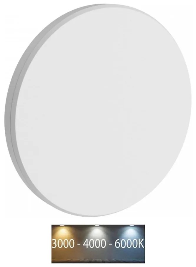 Applique a LED da esterno PIATTA LED/18W/230V 3000/4000/6000K IP44 bianco