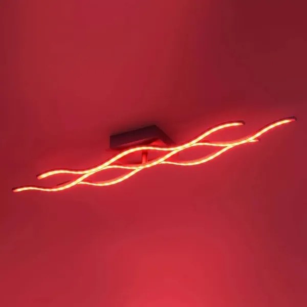 JUST LIGHT. 16266-55 -Plafoniera LED RGB dimmerabile LOLA WAVE LED/30W/230V + +TC