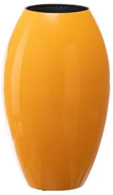 Vaso 21,5 x 21,5 x 36 cm Ceramica Giallo