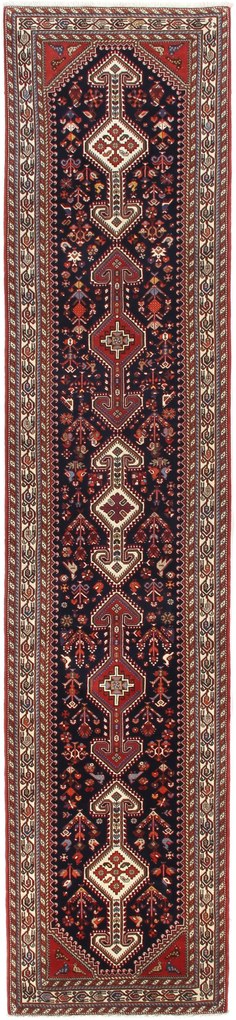 Nasrabad Tappeto 400 x 80 (Iran) Annodato A Mano