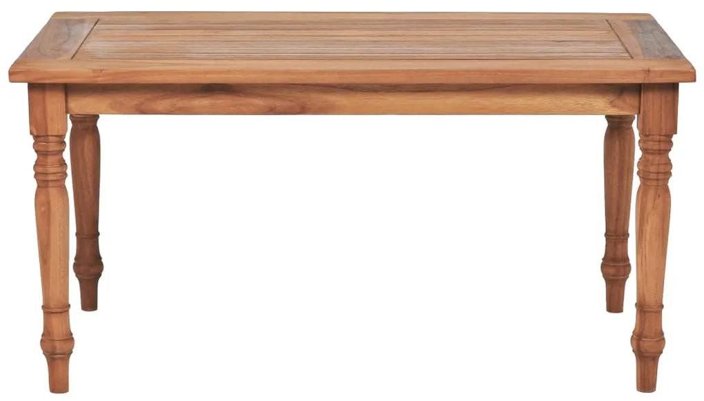Tavolino batavia in legno di teak 90x50x45 cm