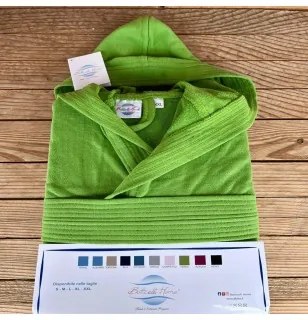 Accappatoio microspugna uomo donna Botticelli Home Posillipo Verde L