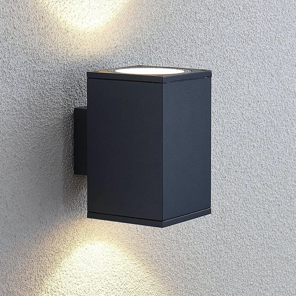 Lindby Applique LED da esterni Mekita, 2 punti luce