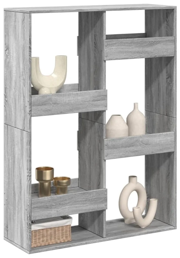 Divisorio Grigio Sonoma 100x33x135 Cm İn Truciolato /