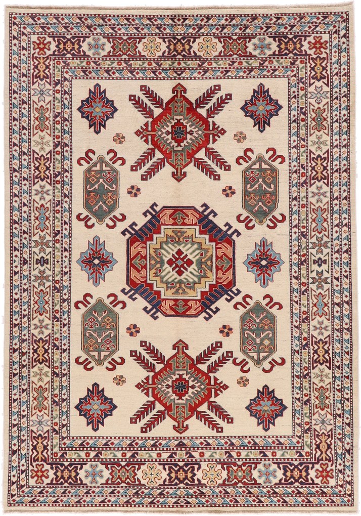 Kazak Tappeto 200x280 (Pakistan) Annodato A Mano
