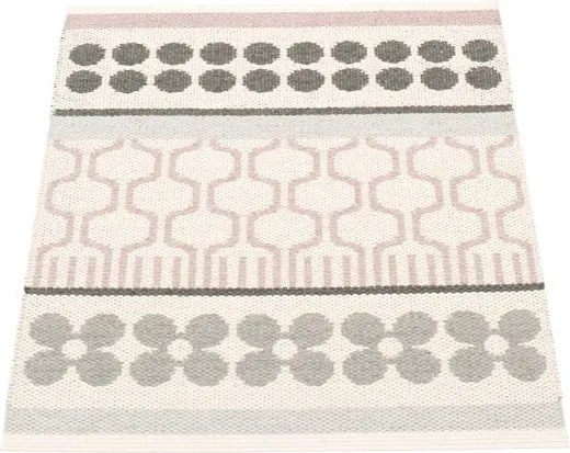 Tappeto da interno/esterno rosa chiaro/grigio 70x90 cm Asta Pale Rose – Pappelina