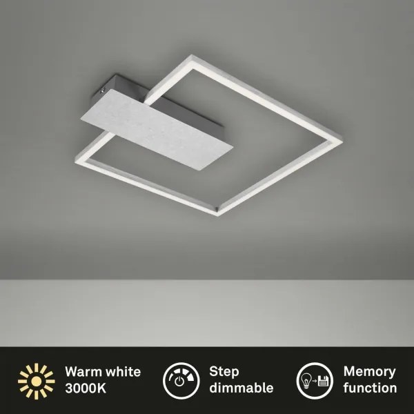 Briloner 3544-018 - Plafoniera LED dimmerabile NICO LED/12W/230V cromo