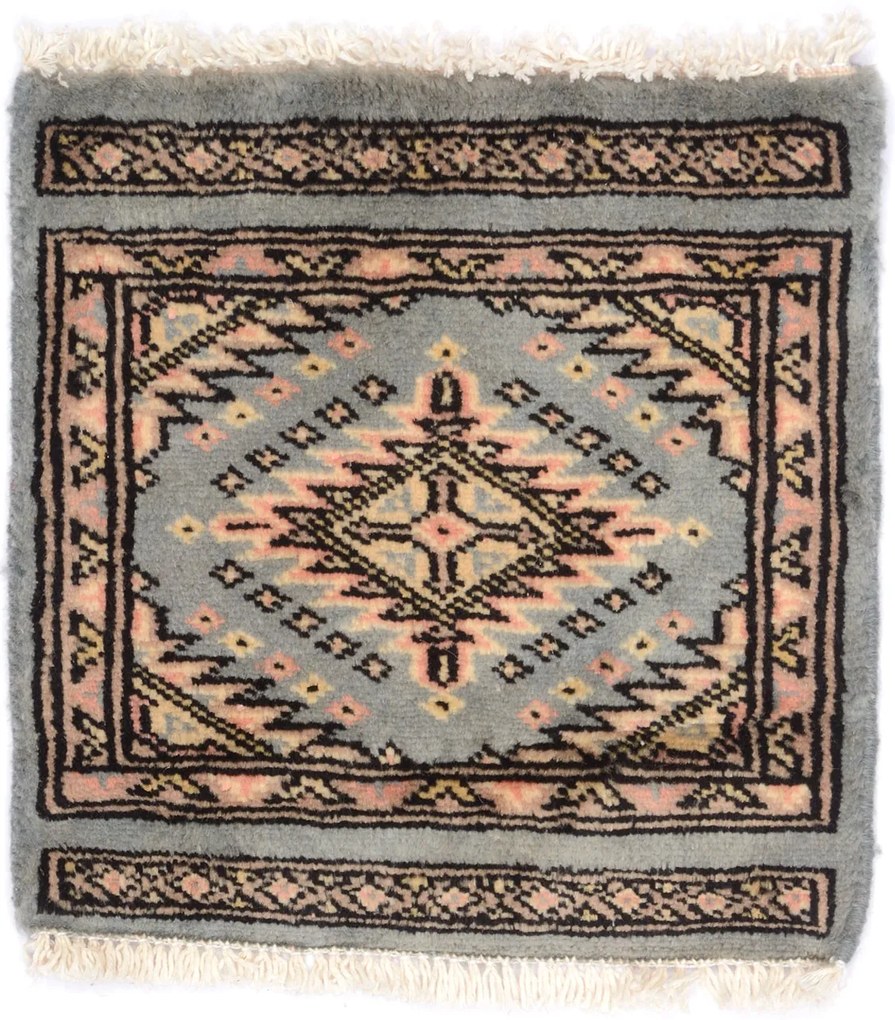 Bokhara Tappeto orientale 30 x 30 Beige (Pakistan) Annodato A Mano