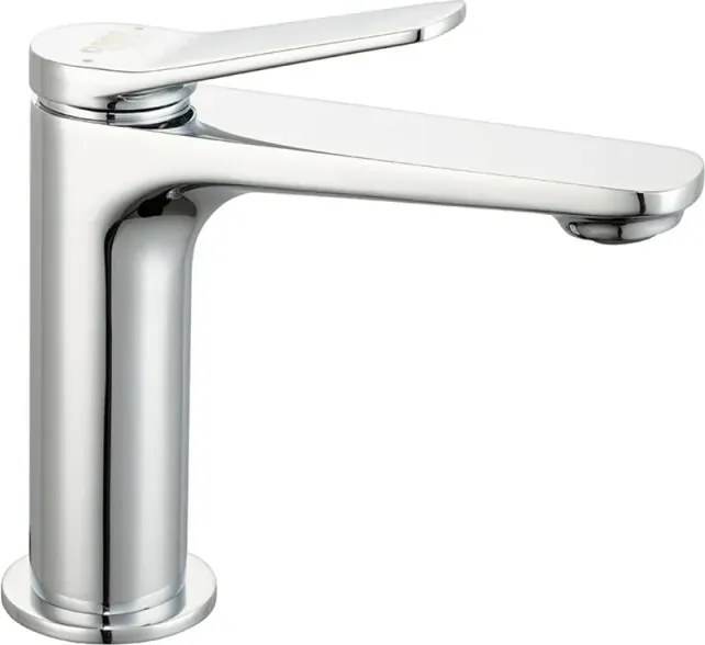 Set rubinetti lavabo e bidet in ottone cromo con piletta click clack linea Sound