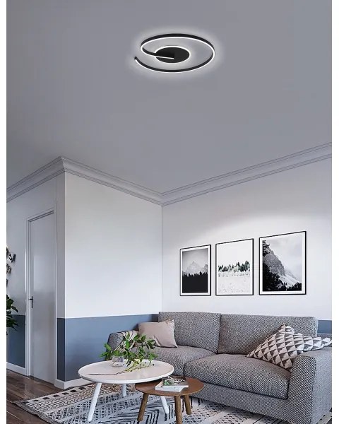 Brilagi -LED Plafoniera LED dimmerabile SPIRAL LED/56W/230V 3000/4000/6000K+telecomando