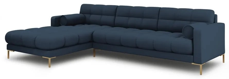Divano angolare blu (angolo sinistro) Bali - Cosmopolitan Design