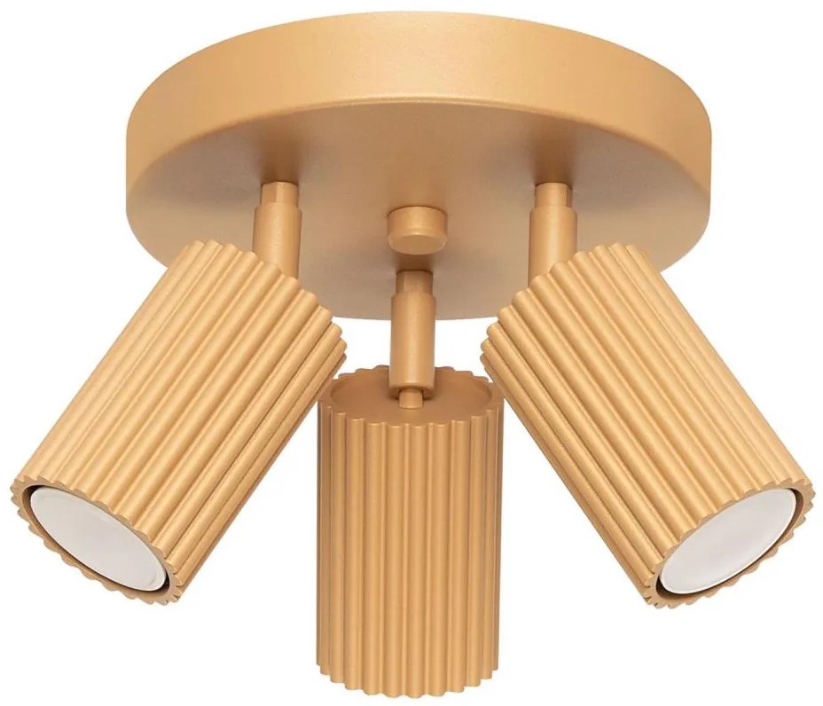 Sollux SL.1563 - Faretto KARBON 3xGU10/10W/230V oro