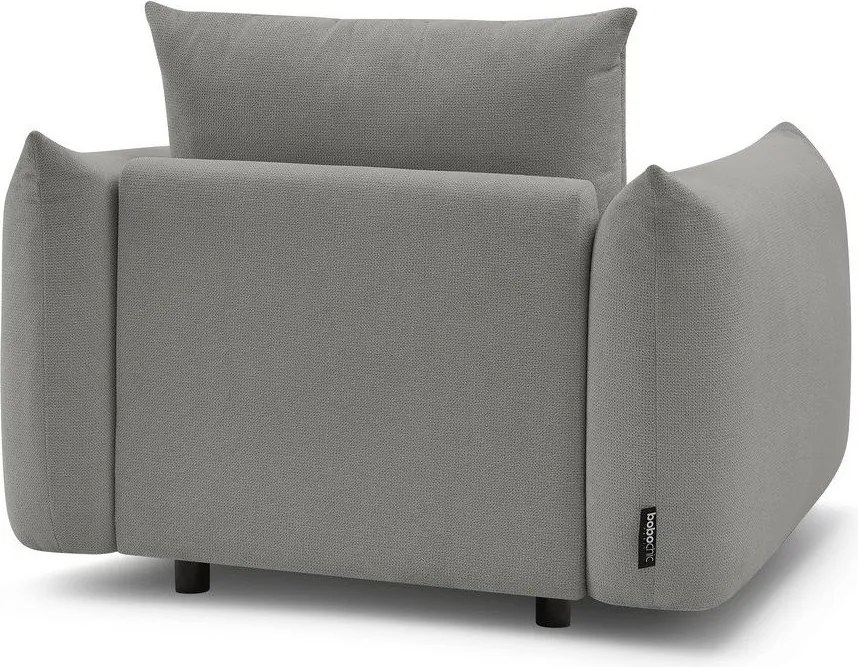 Poltrona grigia Ernest – Bobochic Paris