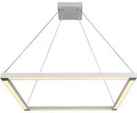 Lampada A Sospensione Moderna Aeris Squadrata A Led Integrati 65W 3000K