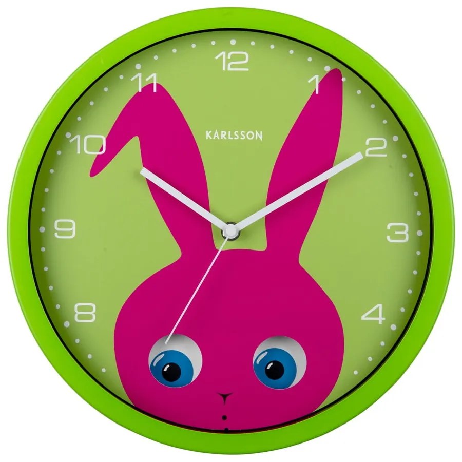 Orologio per bambini ø 31 cm Peekaboo Bunny - Karlsson