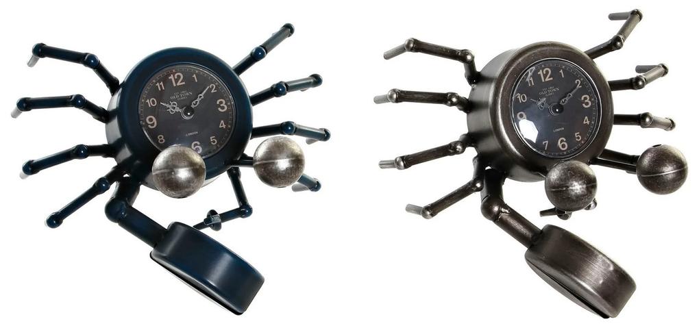 Orologio da Tavolo DKD Home Decor Animale Ferro (2 pezzi) (23 x 22 x 14 cm)