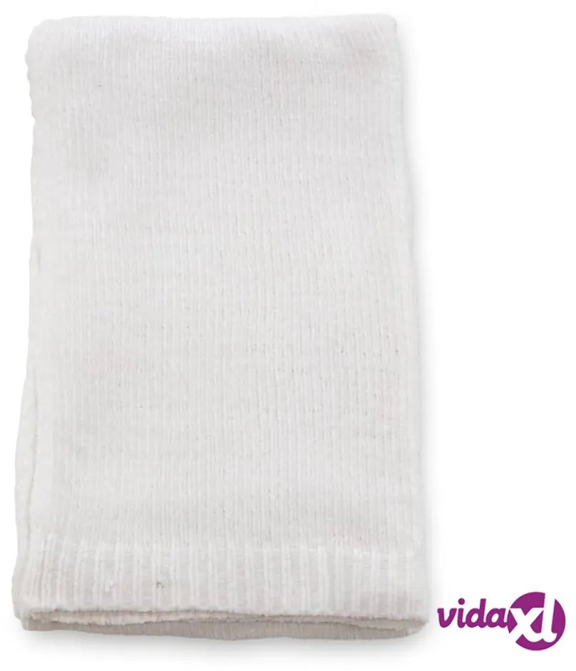 Venture Home Coperta Ally 170x130 cm in Poliestere Bianco