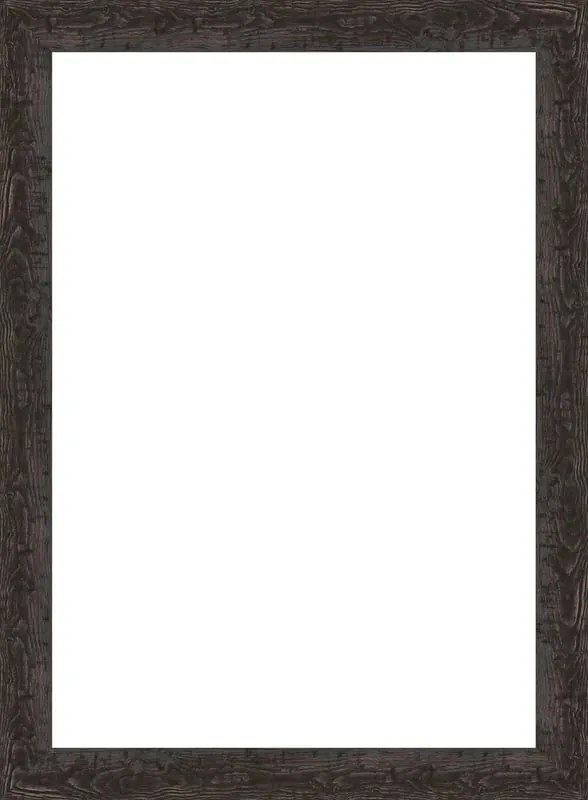 Cornice70x100 cm in legno marrone opaco Raia
