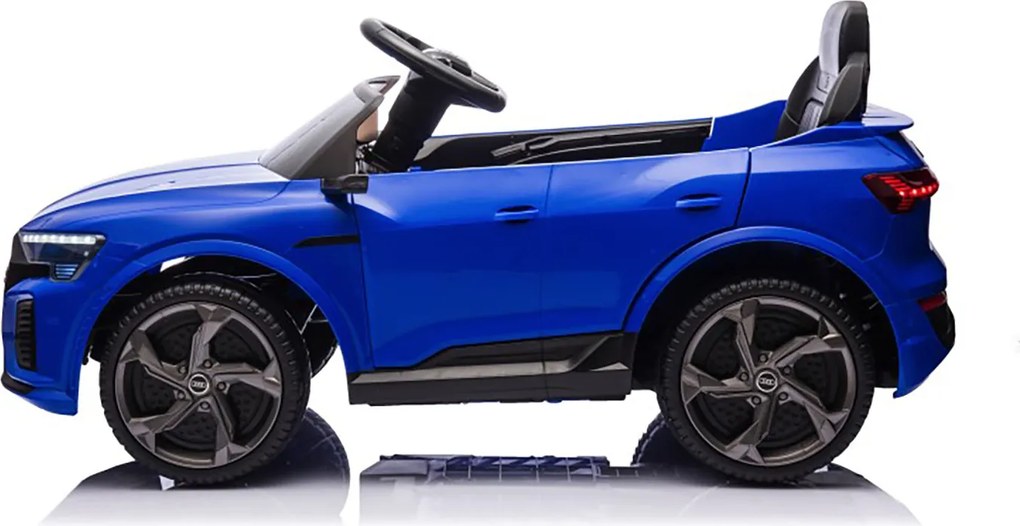 Macchina Elettrica per Bambini 12V Licenza Ufficiale Audi SQ8 E-Tron con Telecomando e Sedile Pelle Blu...
