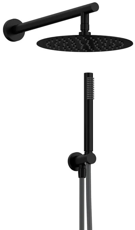 Kit incasso doccia SANYCCES Loop K nero opaco
