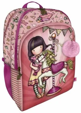 Zaino Scuola Gorjuss Carousel Salmone 34.5 x 43.5 x 22 cm