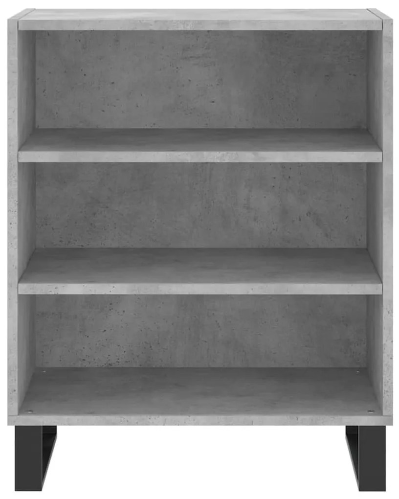 Credenza grigio cemento 57x35x70 cm in legno multistrato