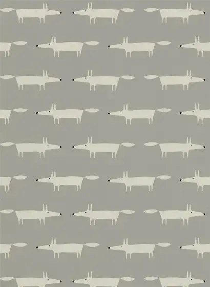 Tapete Little Fox von Scion - Silver