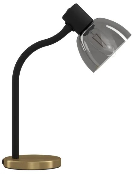 Eglo 901062 - Lampada da tavolo MACERE 1xE14/25W/230V oro/nero