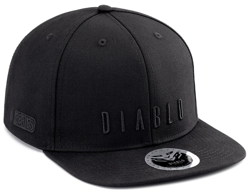 Cappello da baseball snapback della Diablo Chairs: nero