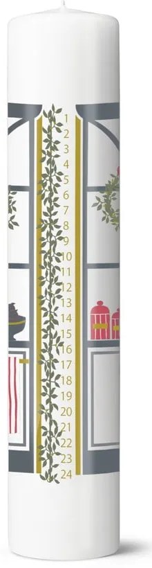 Candela con motivo natalizio combustione 56 h Holmegaard Christmas - Holmegaard